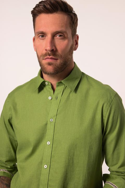 Produktbild JP1880 Hemd, Langarm, Leinenmix, Kentkragen, Modern Fit (XXL)