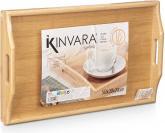 Immagine prodotto Kinvara vassoio in bambù con gambe pieghevoli 50x30x21cm