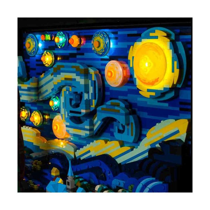 Produktbild Light my bricks LED Licht Set für LEGO 21333 Vincent van Gogh - Sternennacht