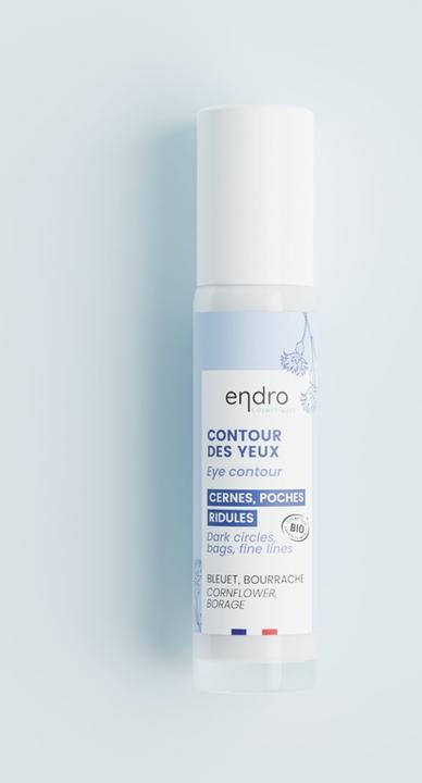 Actual product image Endro Cosmétiques eye contour natural anti-ageing jar 10 ml (Eye Care Roll-On, 10 ml, Day + Night)