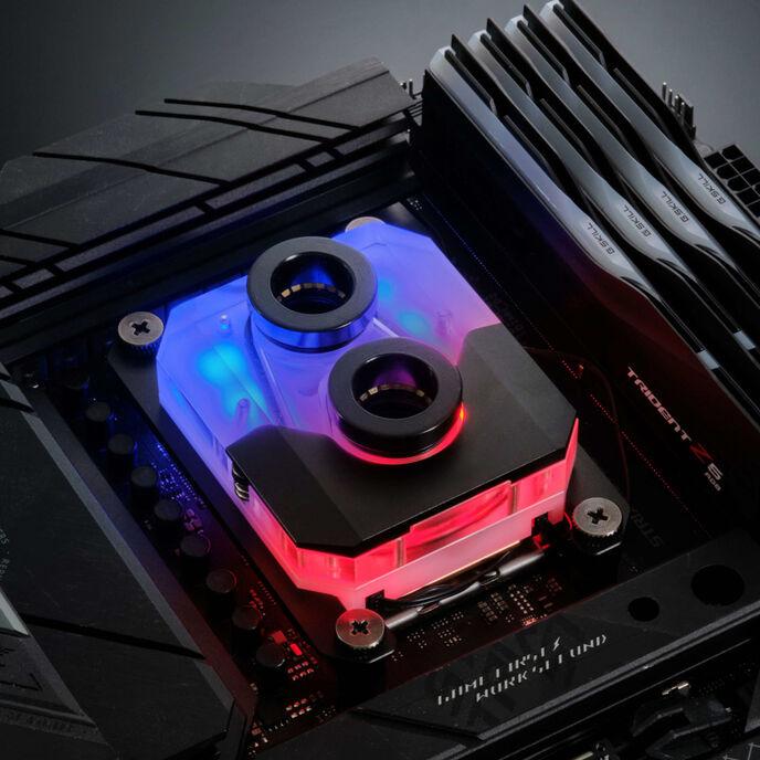 Image du produit Phanteks Glacier EZ-Fit 450CPU Refroidisseur à eau pour CPU, RGB - noir