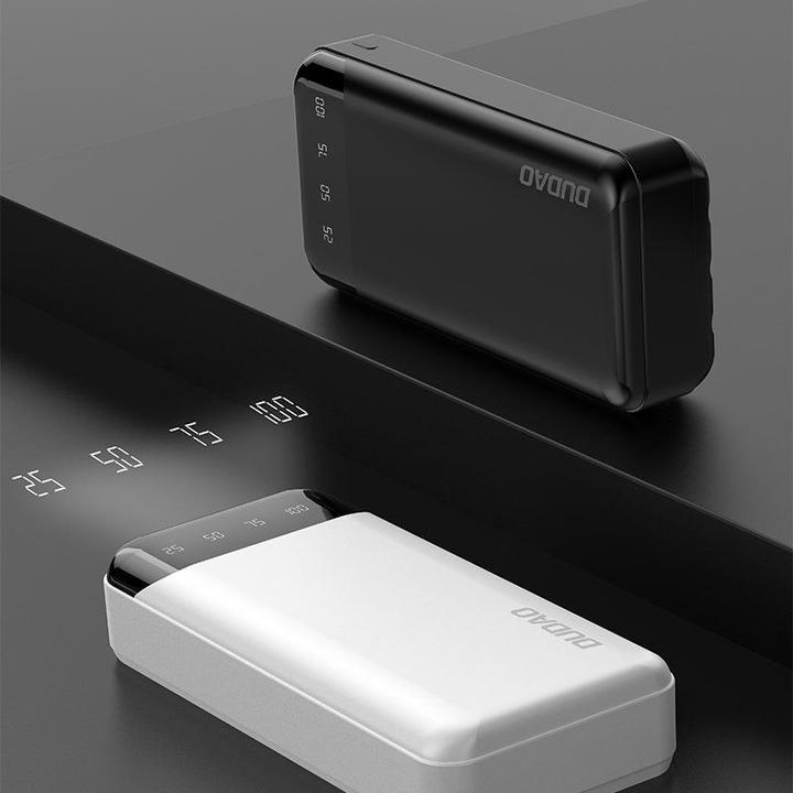 Image du produit Dudao Capacité Charger avec 3 câbles intégrés (20000 mAh, 10 W, 74 Wh)