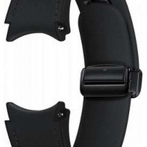 Actual product image Samsung D-Buckle Hybrid Eco Leather Strap (20 mm, Faux leather, Eco-Composite, Galaxy Watch6, Galaxy Watch6 Classic)