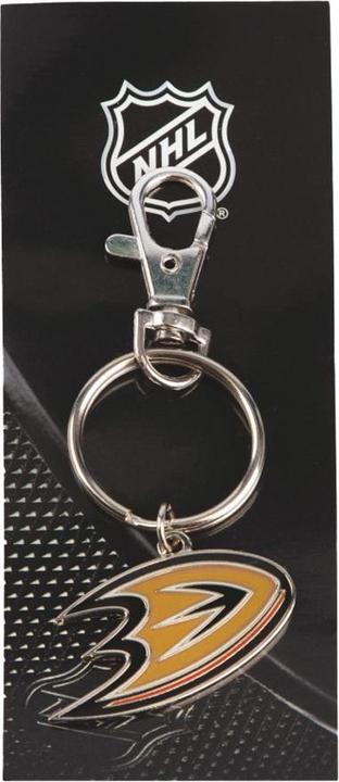 Actual product image Inglasco Anaheim Ducks NHL Logo Keyring