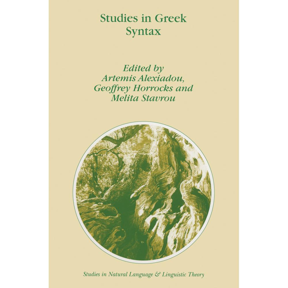 Studies in Greek Syntax, Fachbücher