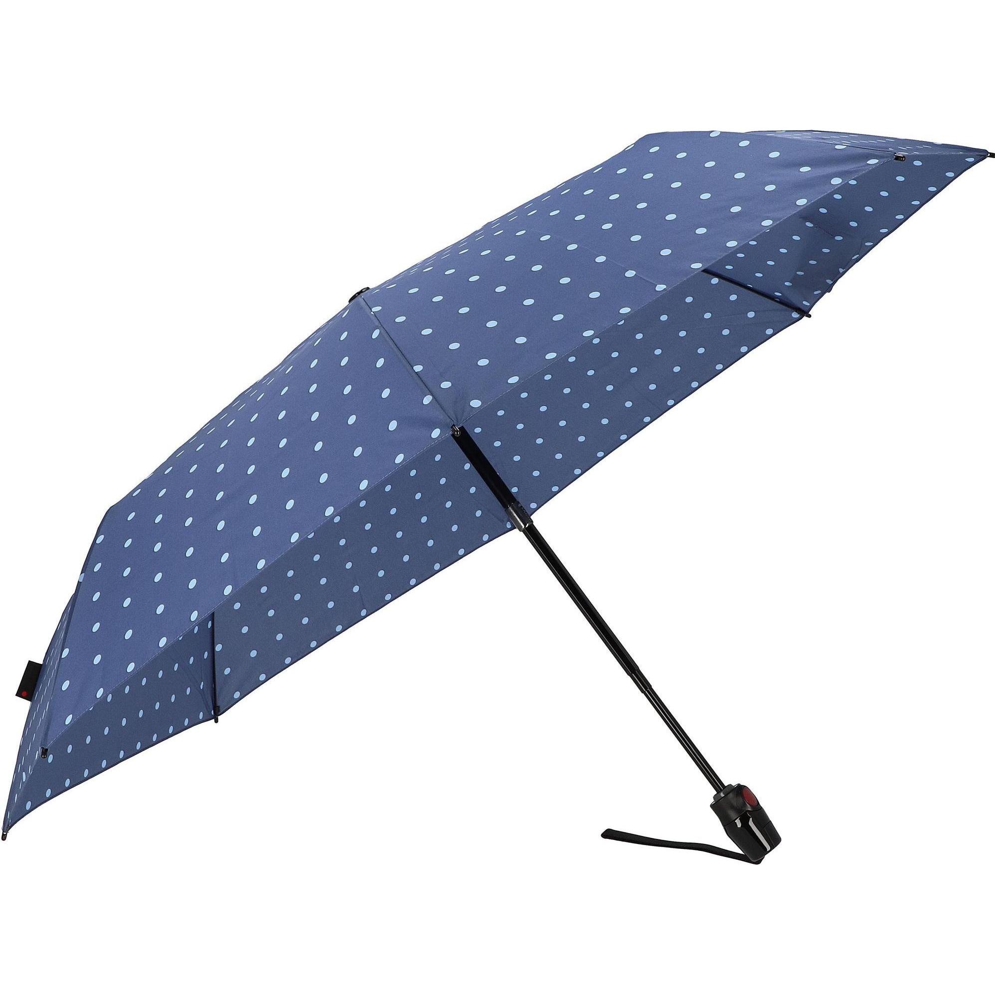 Knirps, Regenschirm, T.200 Duomatic Taschenschirm 28 cm, Blau