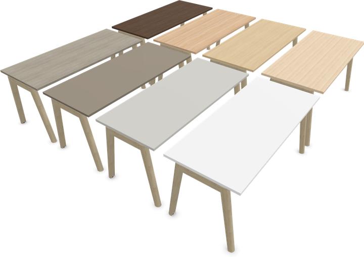 Image du produit Narbutas Bureau en bois Nova (1600 x 700 x 740 mm)