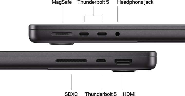 Produktbild Apple MacBook Pro 14 – 2024 Nano (14.20", M4 Pro, 48 GB, 1000 GB, DE)