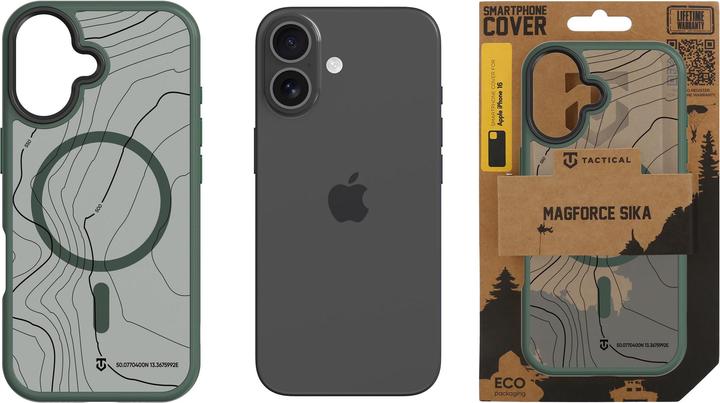 Immagine prodotto Tactical MagForce Hyperstealth Sika Hülle für iPhone 16 Waldgrün (Apple iPhone 16)