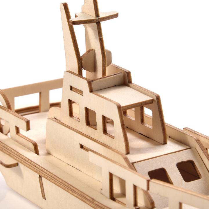 Productafbeelding Little Story Houten Puzzel Model 3D - Boot