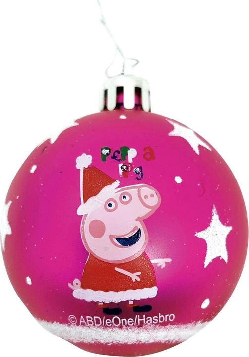 Produktbild Arditex Kinderweihnachtskugeln Peppa Pig (10x)
