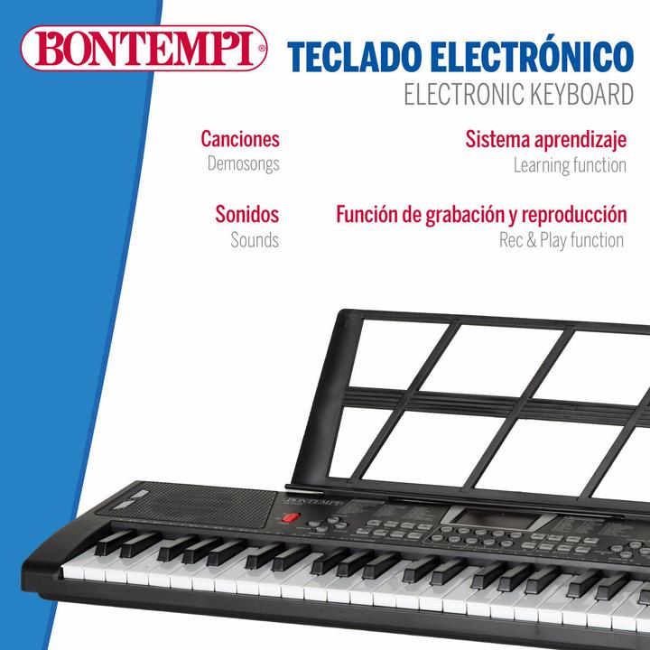 Produktbild Bontempi Elektronisches Klavier 68 x 88 x 38 cm (2 Stück)