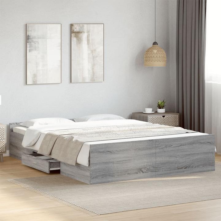 Image du produit VidaXL Cadre de lit avec tiroirs (160 x 200 cm)