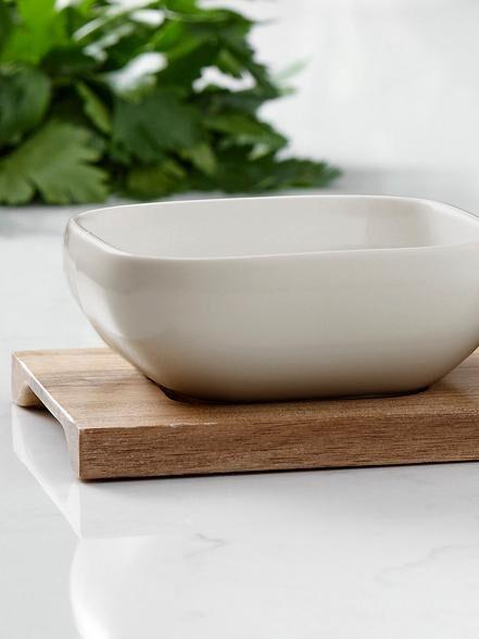 Actual product image Ladelle Essentials 4-piece bowl set - Taupe