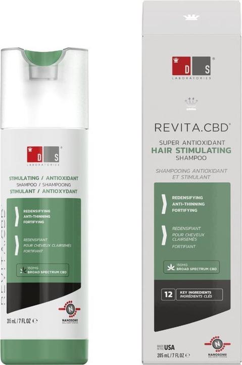 Actual product image DS Laboratories Revita Cbd Hair Stimulating Shampoo - 205ml (205 ml, Liquid shampoo)