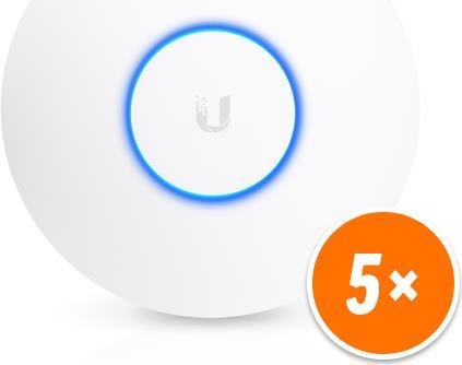 Immagine prodotto Ubiquiti UAP-AC-SHD Set di 5 (1733 Mbit/s)
