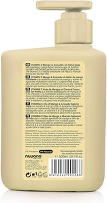 Immagine prodotto Decora Dicora Sapone per le mani con Vitamina E Mango e Avocado 500ml (Sapone liquido, 500 ml)