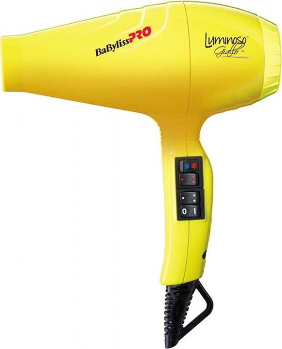 Immagine prodotto BaByliss Pro BAB6350IYE Giallo 2100 W Ionic Luminoso asciugacapelli (asciugacapelli)