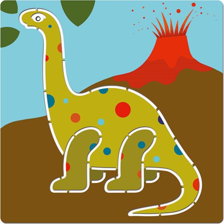 Actual product image Djeco Stencils dinosaur