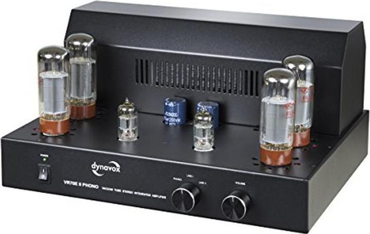 Produktbild Dynavox Röhrenvollverstärker VR70E II Phono schwarz