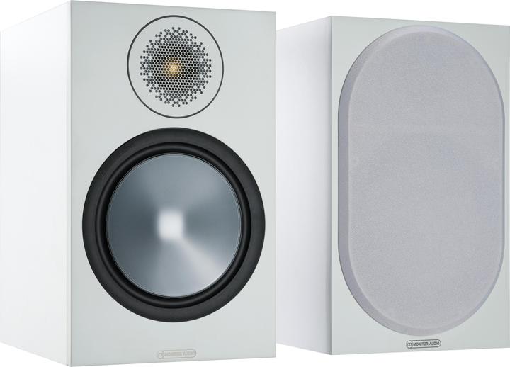 Image du produit Monitor Audio Paire d'enceintes d'étagère Bronze 100 Blanc (100 W)
