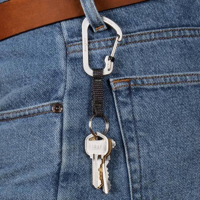 Actual product image Nite Ize Key Carabiner Keyring Gr