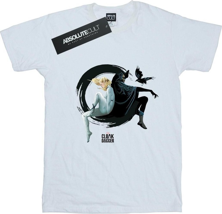 Actual product image Mens Cloak And Dagger Ink Circle T-Shirt (L)