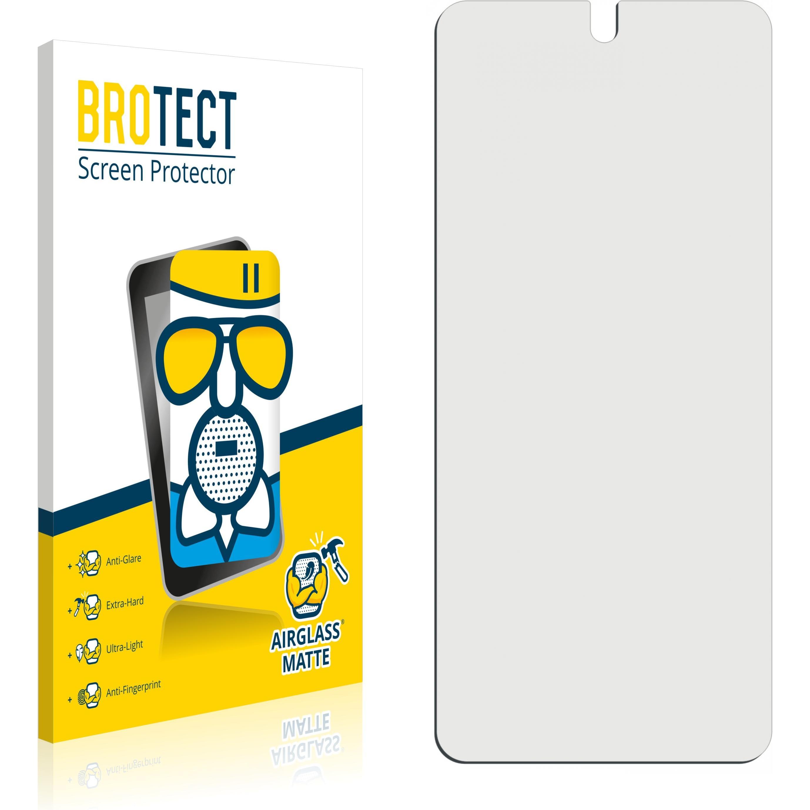 BROTECT AirGlass Panzerglasfolie Matt (1 Stück, Motorola Moto G62 5G), Smartphone Schutzfolie, Grau