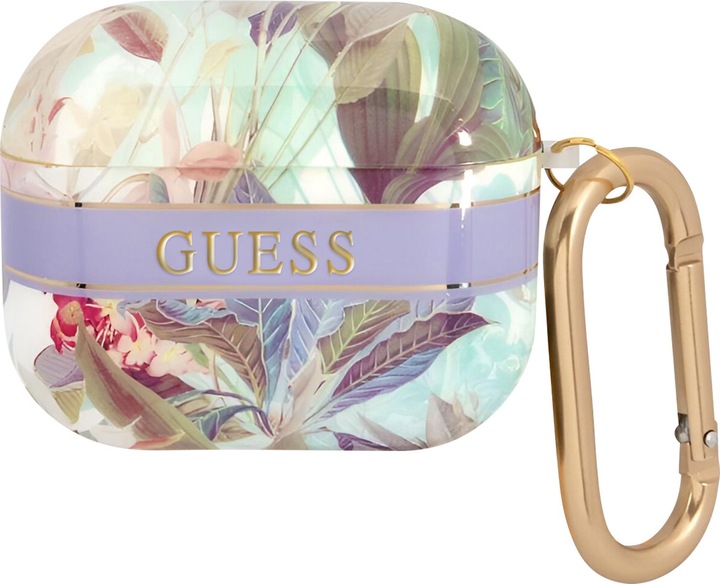 Produktbild Guess GUA3HHFLU AirPods 3 cover purple (Kopfhörer Hülle)
