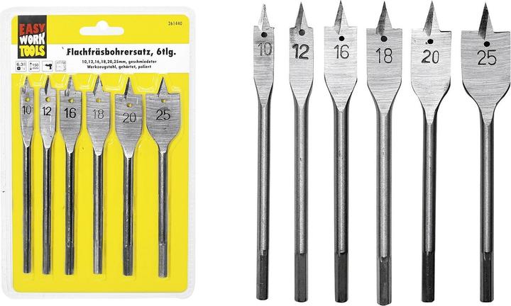 Immagine prodotto Easy Work Set di punte per fresatura piana 10 - 25 mm (10 - 25 mm)