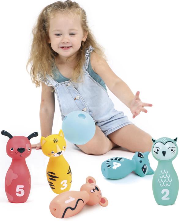Actual product image LUDI Bowling Game - Animal - (LU30136) (French)