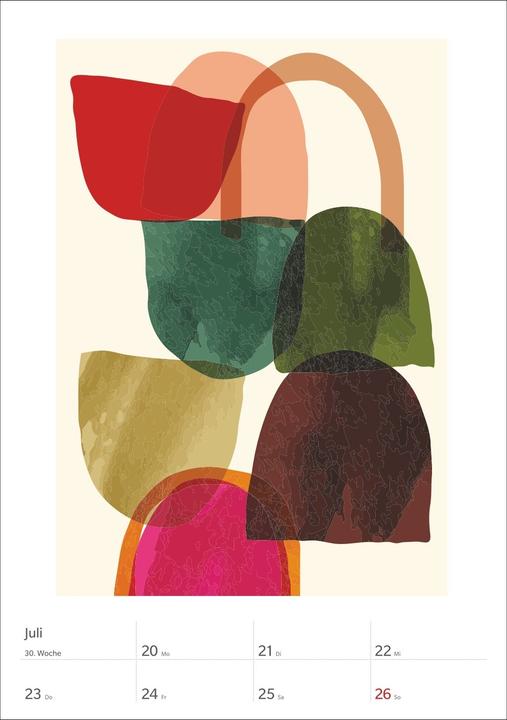 Actual product image Harenberg Gallery Wall Planner Wochenplaner 2026 - Kalender mit 53 Minipostern (25 x 35.5 cm, German)