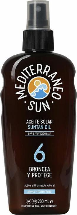 Produktbild Mediterraneo Sun COCONUT suntan oil dark tanning SPF6 200 ml (Sonnenöl, Bis SPF 10, 200 ml)