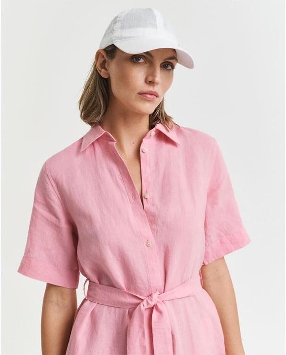 Image du produit GANT Robe chemisier en lin geranium (42)