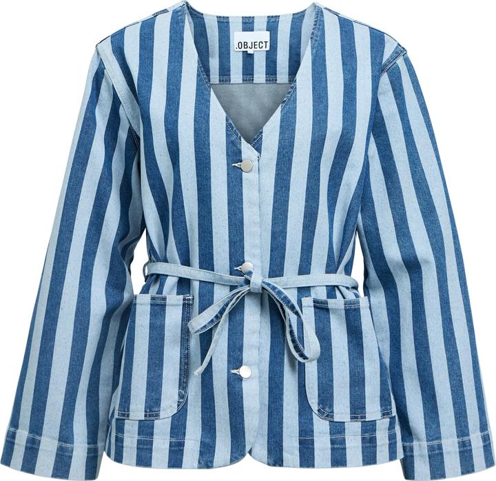 Actual product image Object Gestreifte Jeansjacke (40)
