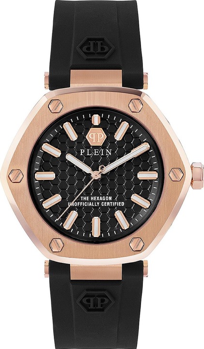 Actual product image Philipp Plein PW1BA0323 The Hexagon (Analogue wristwatch, 38 mm)