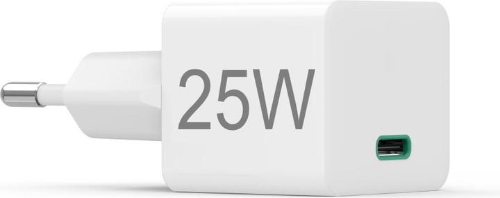 Actual product image Hama Mini Charger, Power Delivery (PD)/Qualcomm®, 25 Watt, White (25 W)