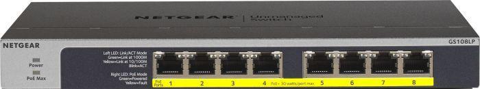 Produktbild Netgear GS108LP: 8 Port Switch (8 Ports)