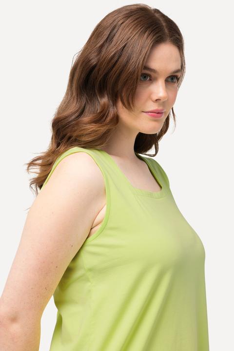 Immagine prodotto Ulla Popken Top dal taglio lungo e smanicato con vestibilità classica e scollo rettangolare (54)