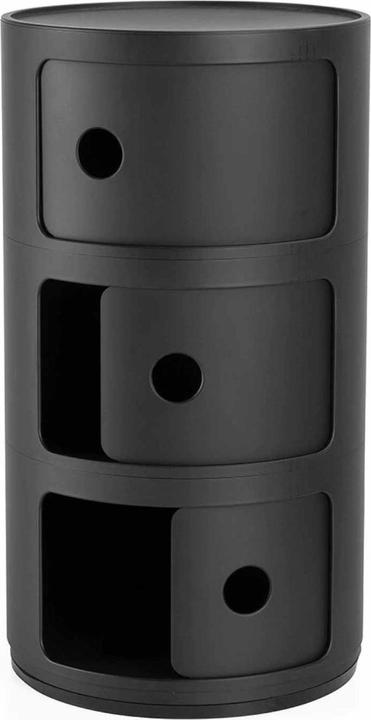 Produktbild Kartell Componibili Mat Recycled 3Er Container (32 x 32 x 58.5 cm)