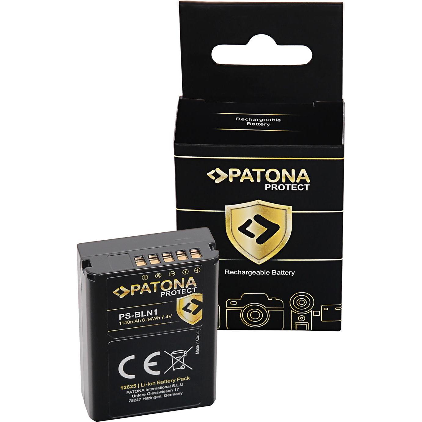 Patona Batterie Di Ricambio Accu (Batteria Della Fotocamera), Alimentatore Fotocamera
