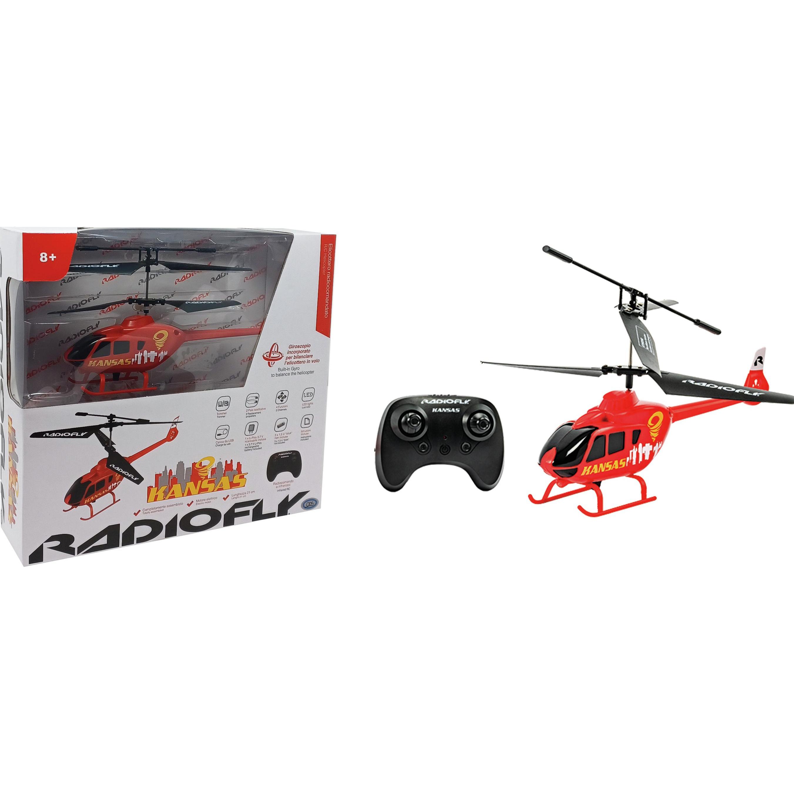 Thumbnail - ODS Radiofly Kansas RC Helikopter 4 Funktionen