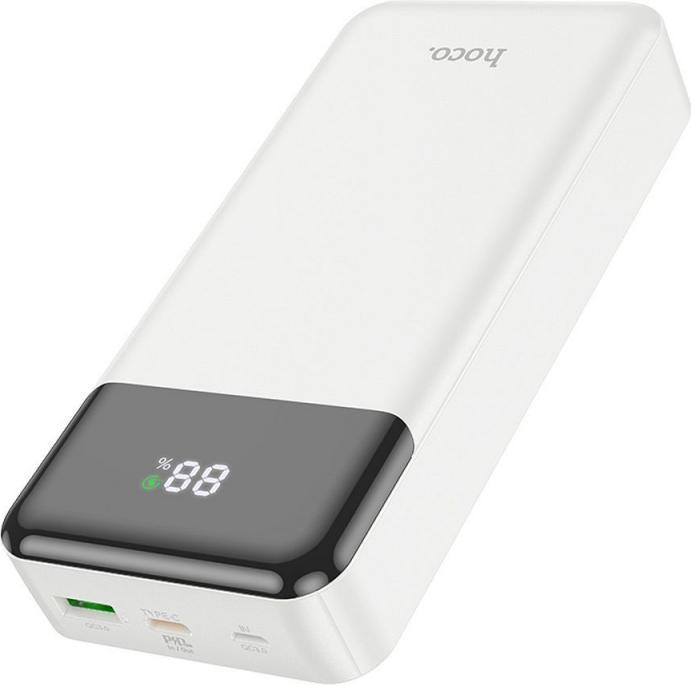 Actual product image Hoco IÅ¡orinÄ- baterija Power Bank J102A PD20W+QC3.0 baltas