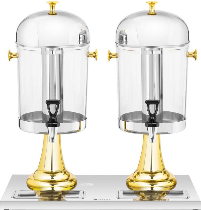 Actual product image Royal Catering Juice Dispenser - 2 x 8 L - cooling inserts