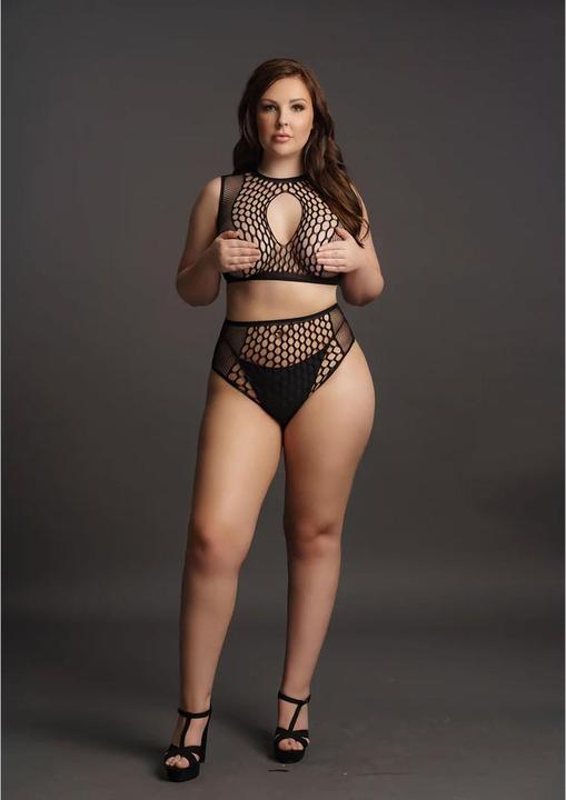 Image du produit Le Désir Duo Net Key-Hole Bra Set - OSX (L)