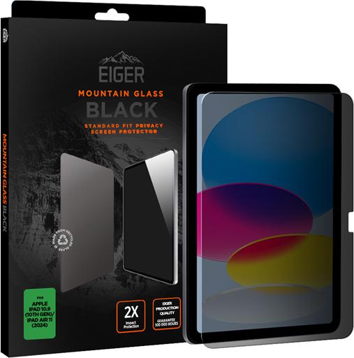 Immagine prodotto Eiger Mountain Glass Black Tablet (1 Pezzo/i, iPad 10.9 (2022))