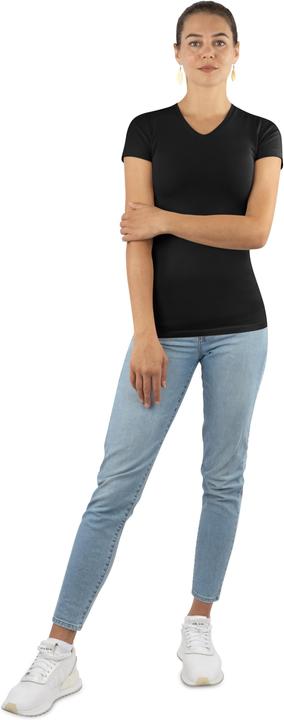 Produktbild Normani Figurbetontes T-Shirt mit V-Ausschnitt Siena (XS)