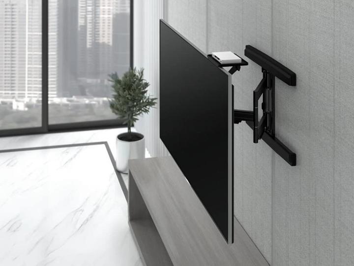 Actual product image Techly Wall mount for 1 LCD TV LED 58.42cm-106.68cm 23-42inch inclinable black (Wall, 42", 6 kg)