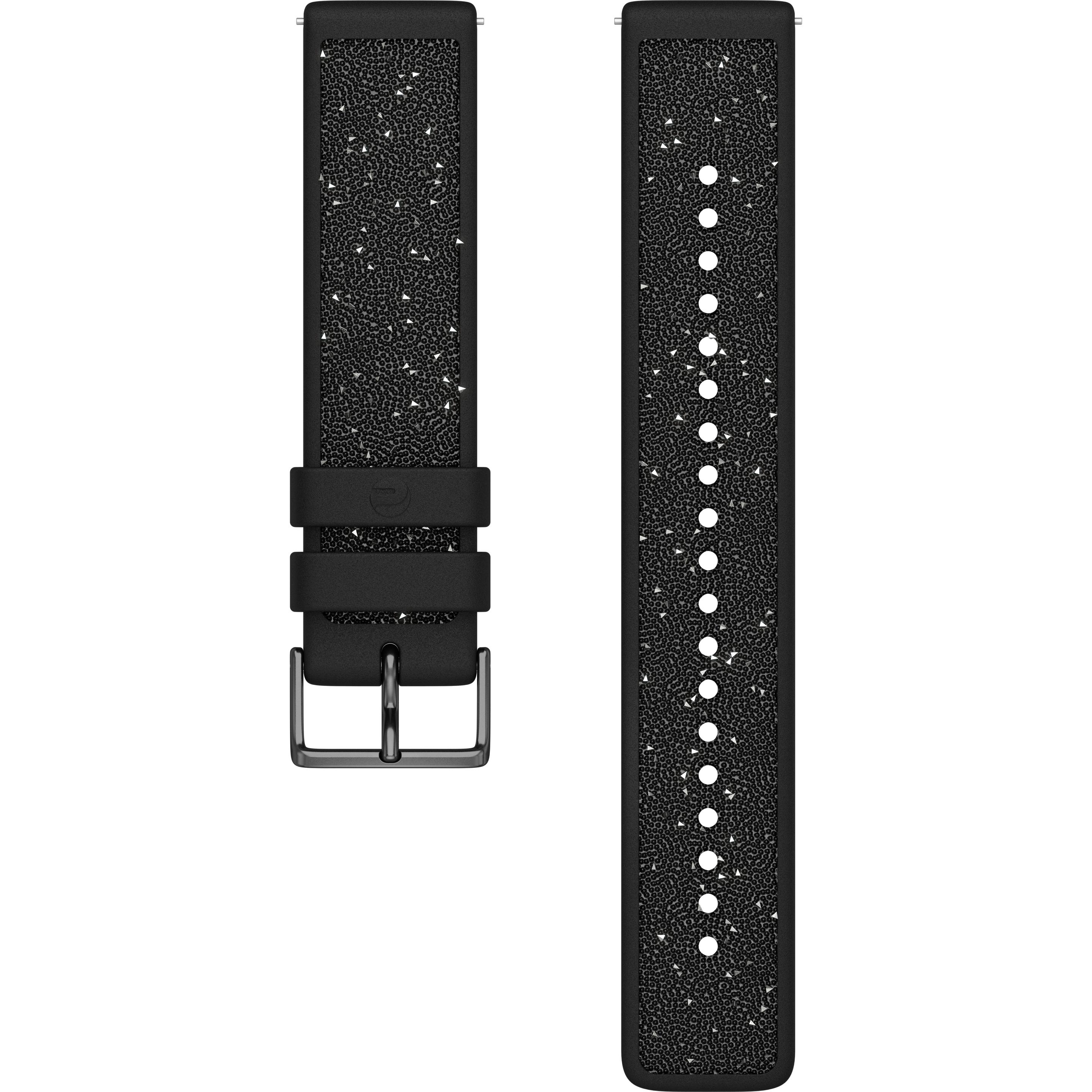 Polar Armband (20 mm, Silikon, Polar Ignite 3, Polar Unite, Polar Ignite 2), Uhrenarmband, Schwarz