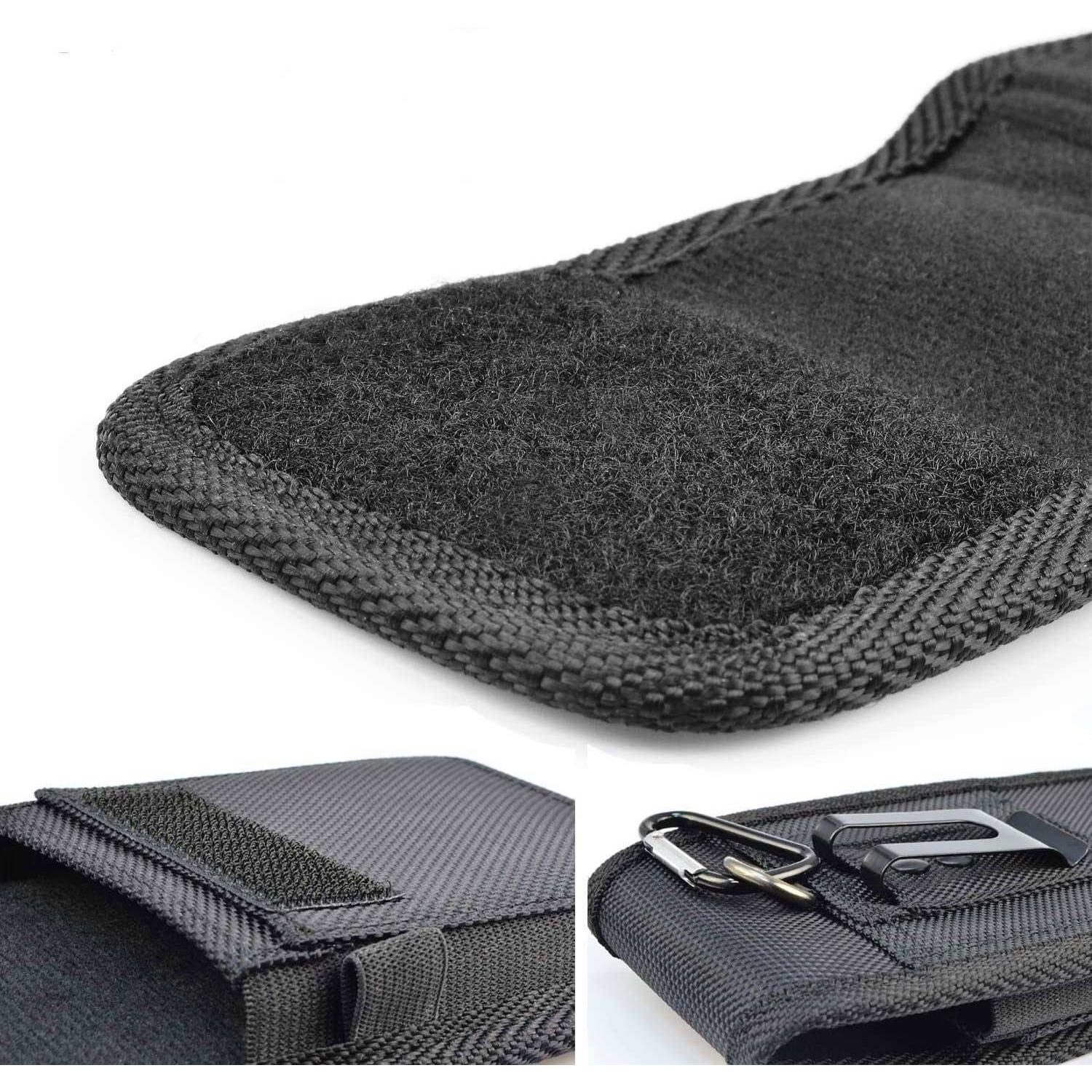 Thumbnail - Cadorabo Universale Schutzhülle Tasche mit Gürtelclip (Samsung Galaxy Ace 3), Smartphone Hülle, Schwarz